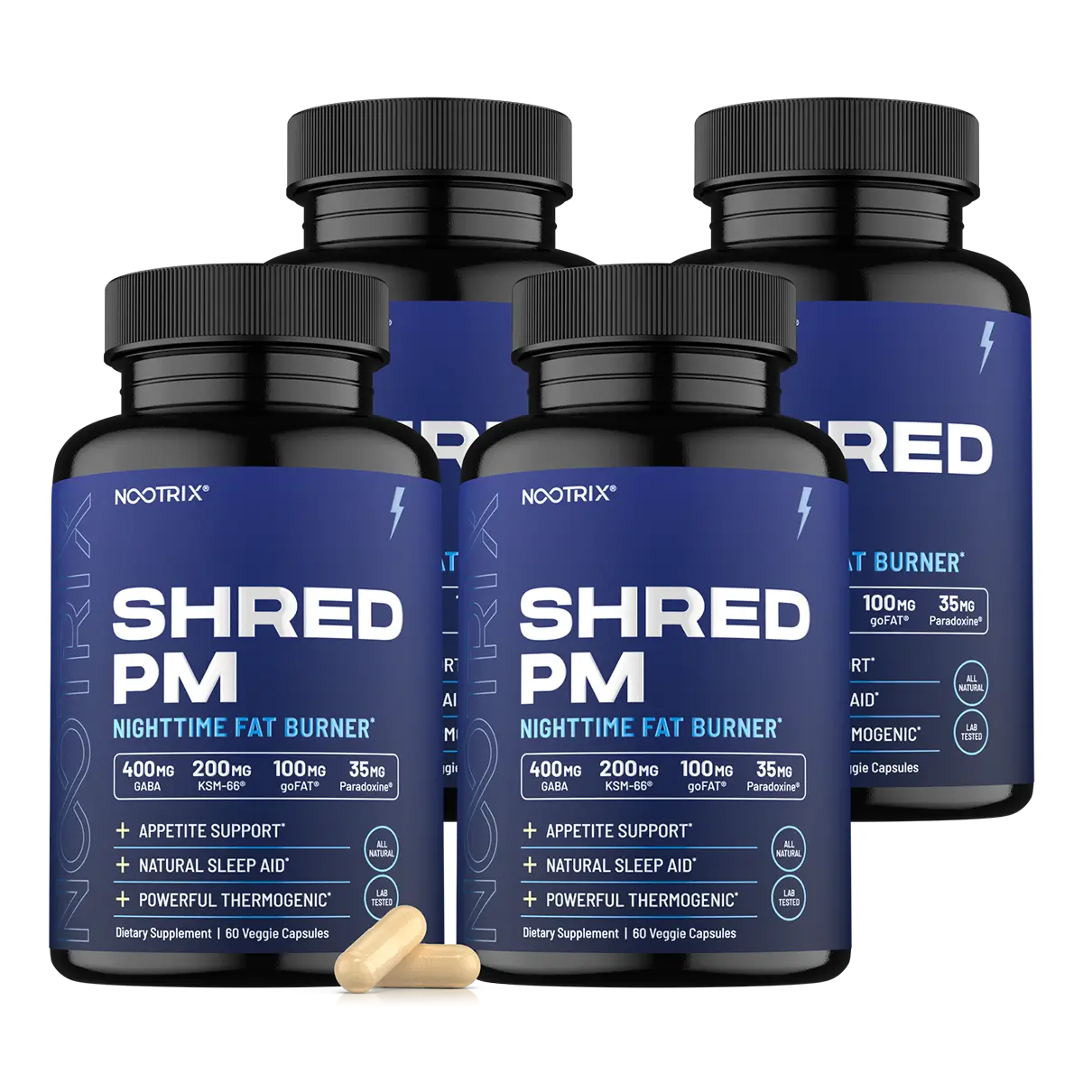 Nootrix Shred PM 120-Day Supply